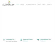 Tablet Screenshot of greenhousementalhealth.com
